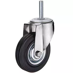 SCt 42 - Промышленное колесо 100 мм (болт, поворотн., черн. рез., роликоподш.)