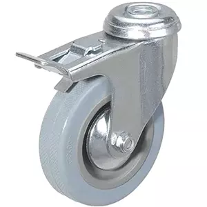 SChgb 25 - Аппаратное колесо 50 мм (под болт, поворотн., тормоз, подш. скольж.)