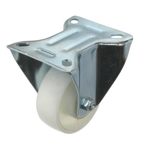 FCpn 93 - Большегрузное нейлоновое колесо 80 мм (площадка, неповоротн, роликоподш)