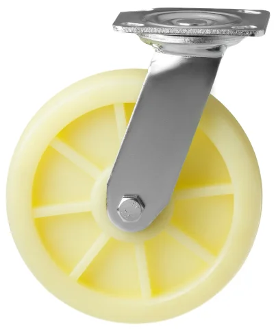 SCdn 80 - Большегрузное нейлоновое колесо 188 мм (площадка, поворотн., шарикоподш.)